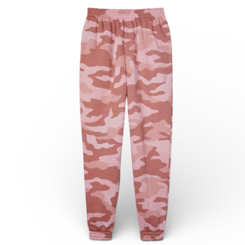 PINK Victoria's Secret Campus High Waist Pink Camo Joggers